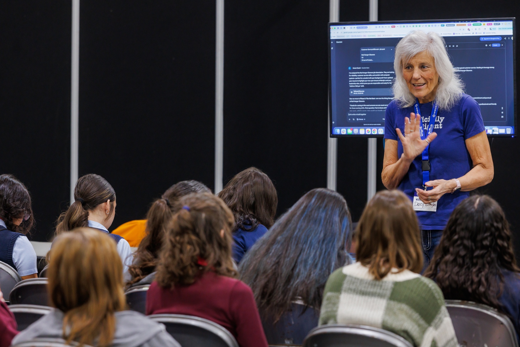 Girls Who Build AI workshop